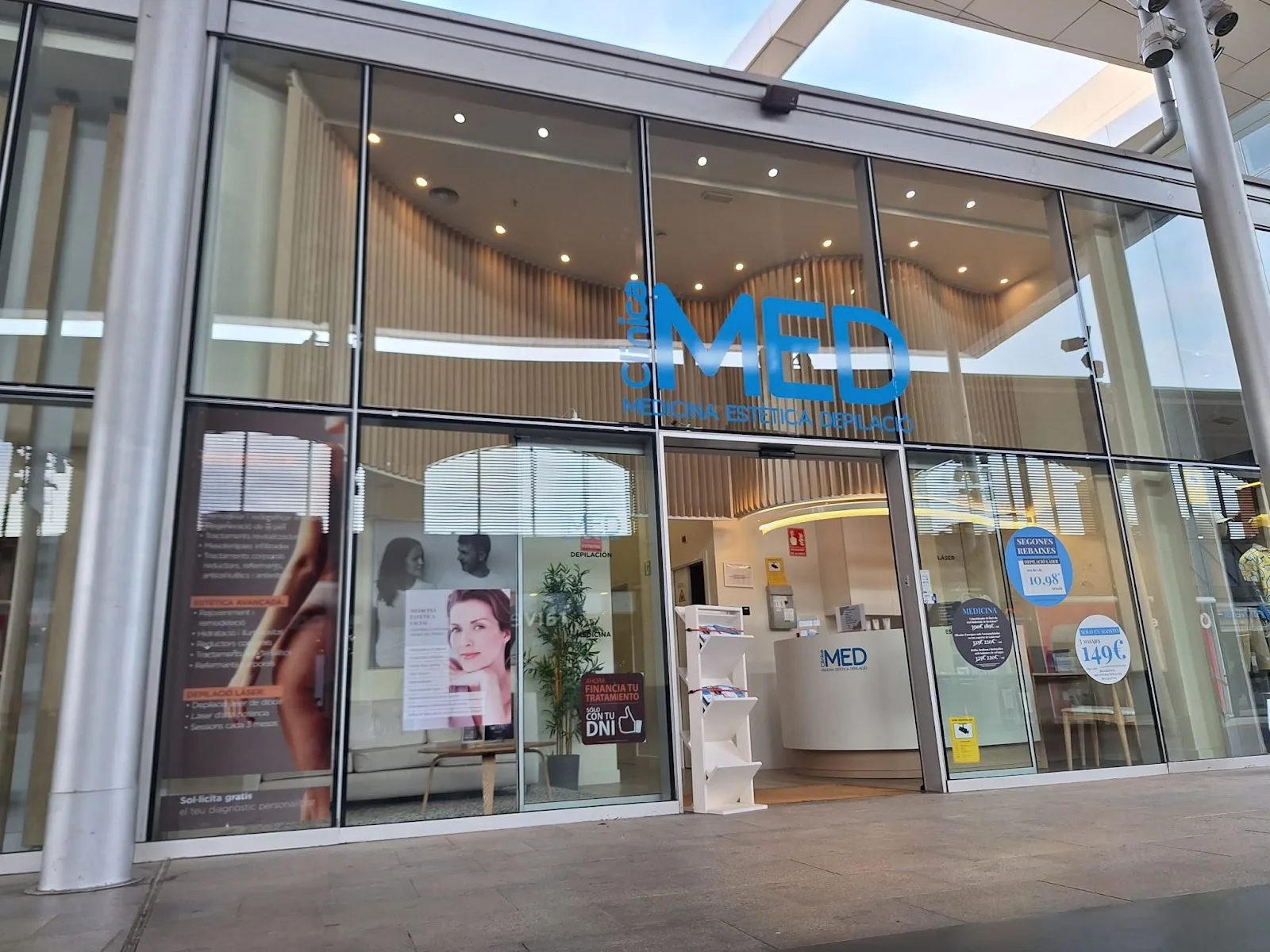 Clinica estetica Clinica MED medicina estètica depilació | Westfield La Maquinista en Barcelona