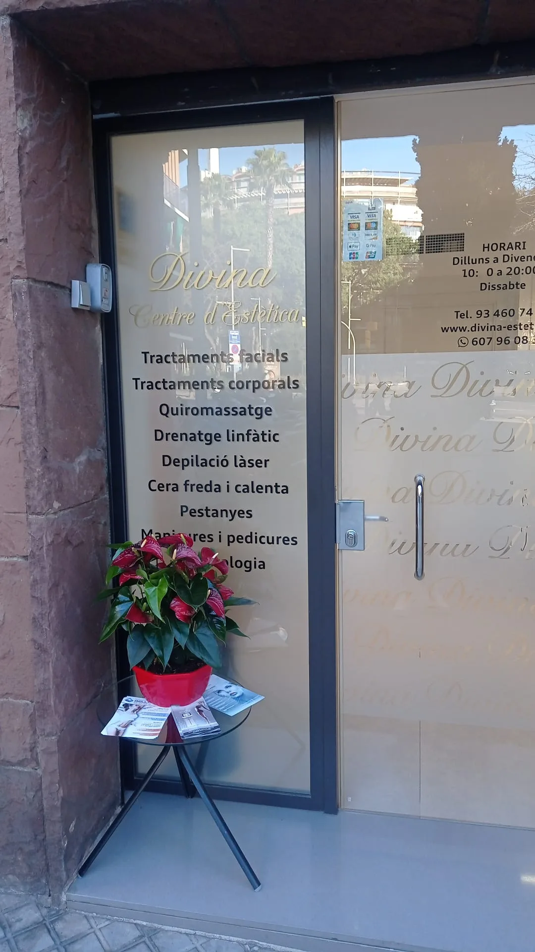 Clinica estetica DIVINA ESTÉTICA calle Ravella (General Mitre) en Barcelona
