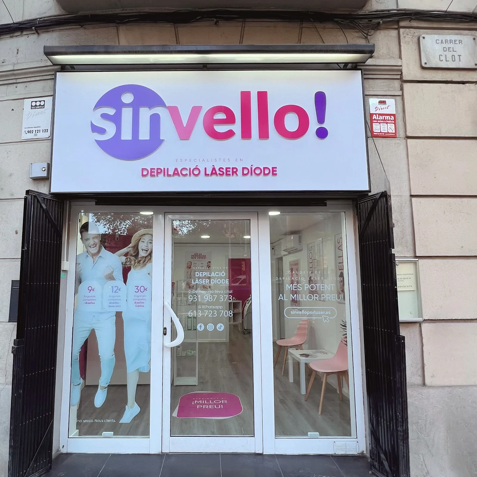 Clinica estetica SinVello! Barcelona - El Clot | Depilación Láser en Barcelona