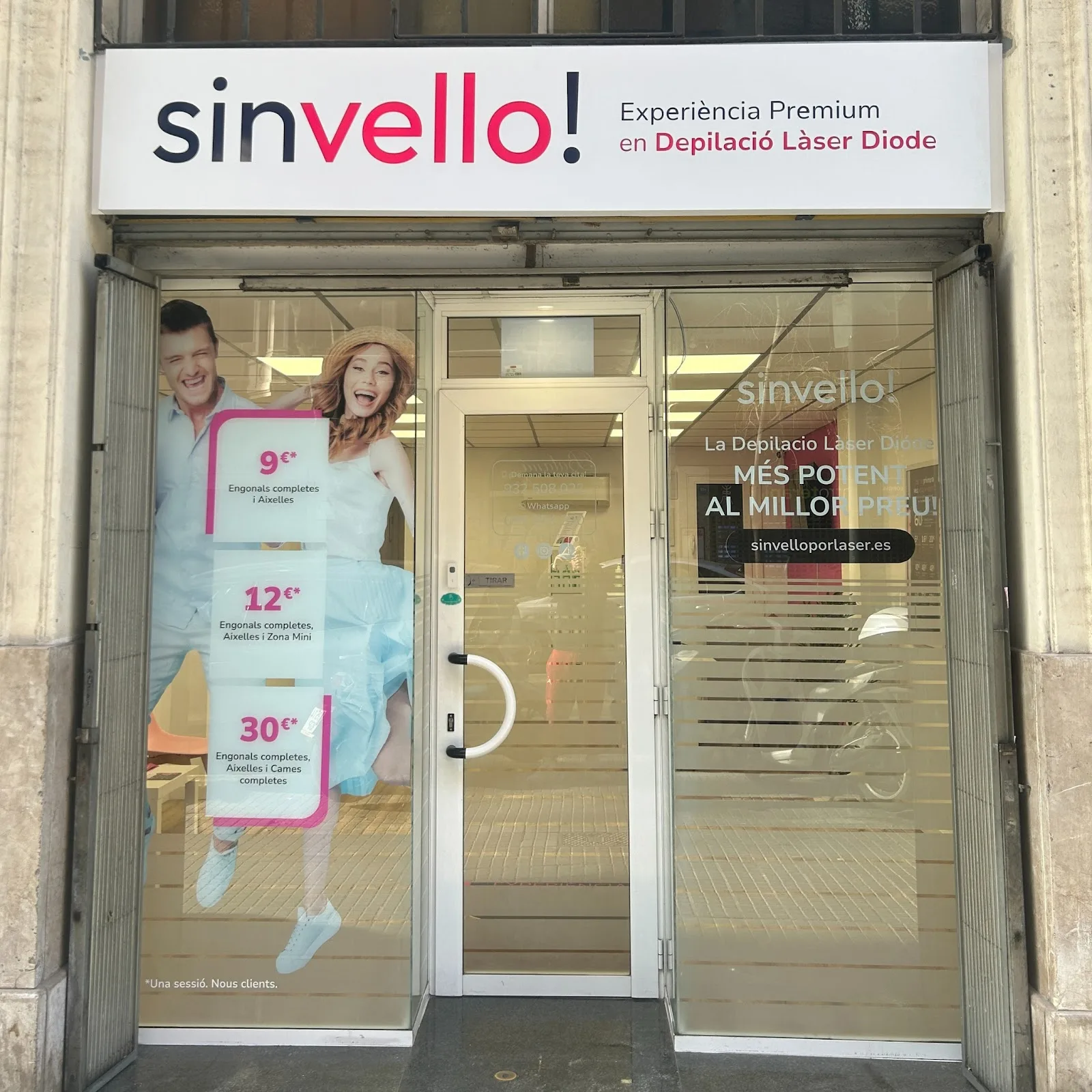 Clinica estetica SinVello! Barcelona - Provença | Depilación Láser en Barcelona
